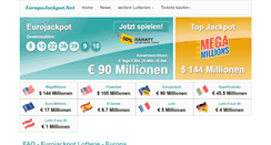 Desktop Screenshot of europajackpot.net